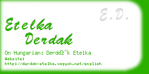 etelka derdak business card